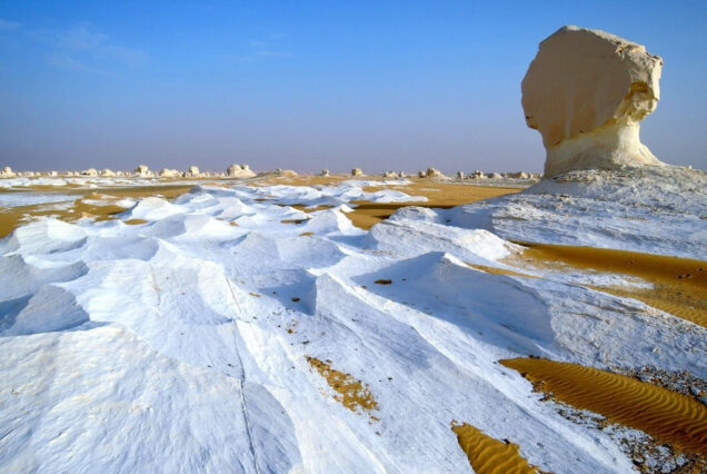 White desert and Bahariya oasis 2 days with camping experience