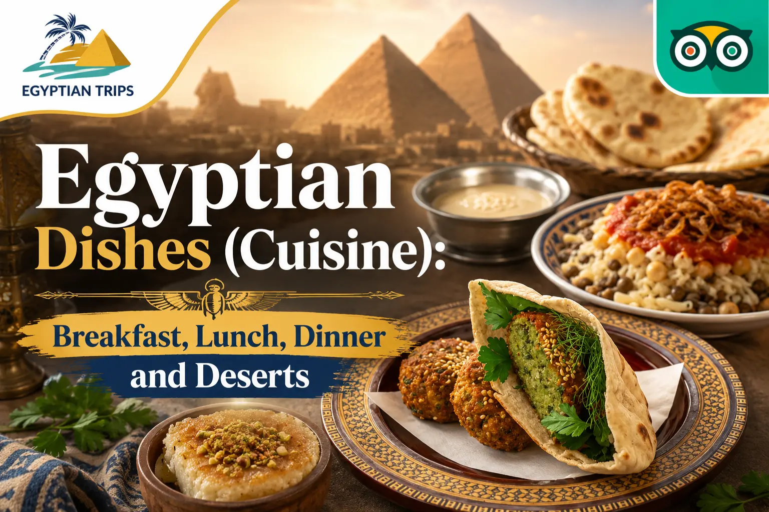 Egyptian Traditional Dishes (Cuisine) from egyptianTrips