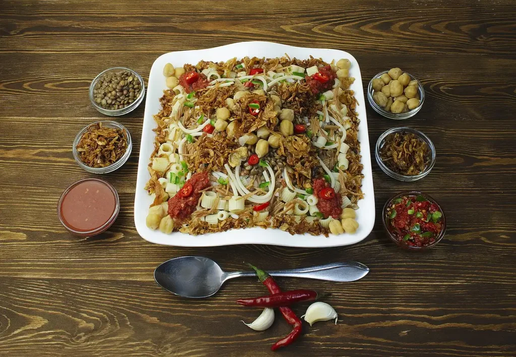 Koshari (Typical Egyptian Dish)