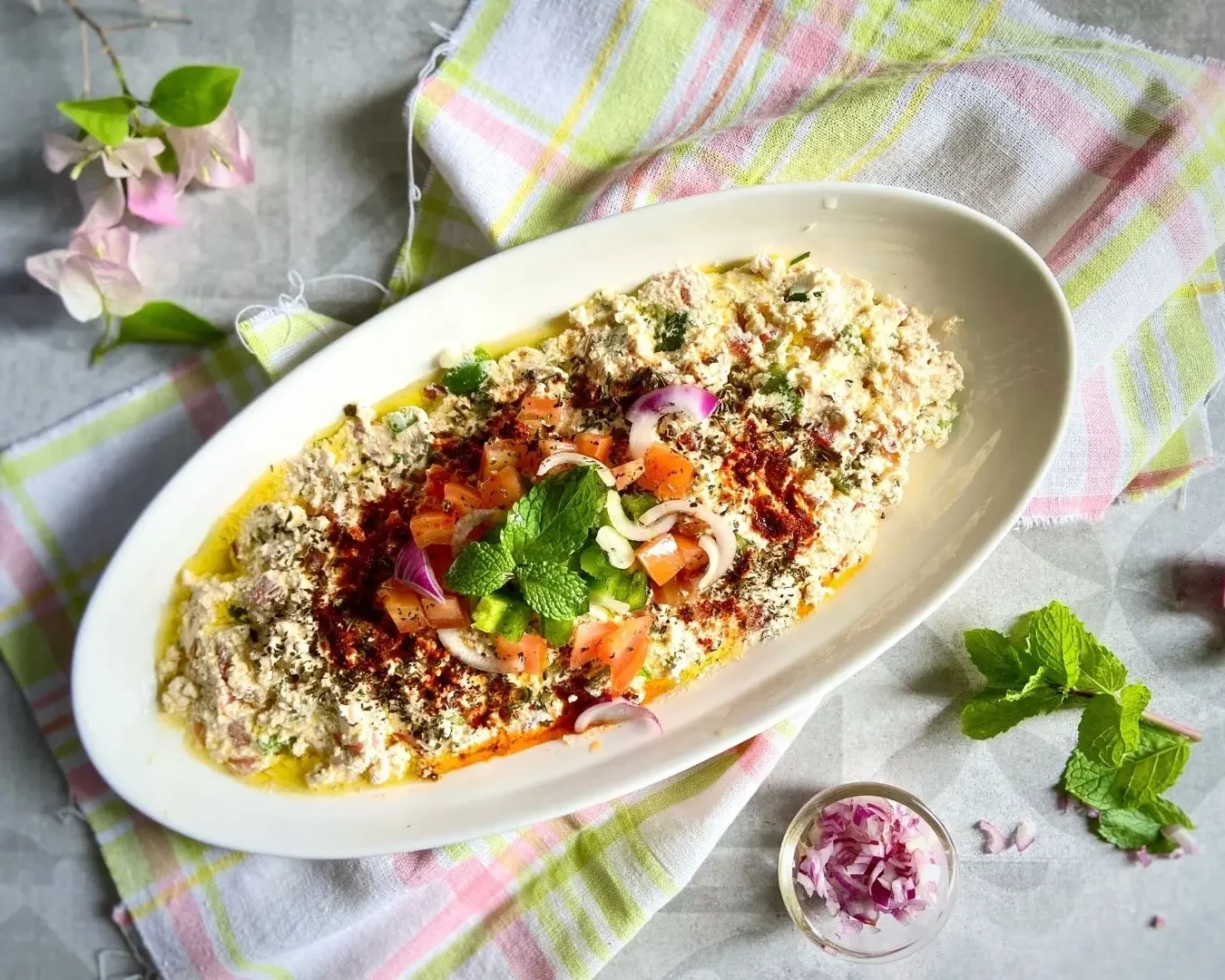 Whipped White Cheese (Gebna Beida)