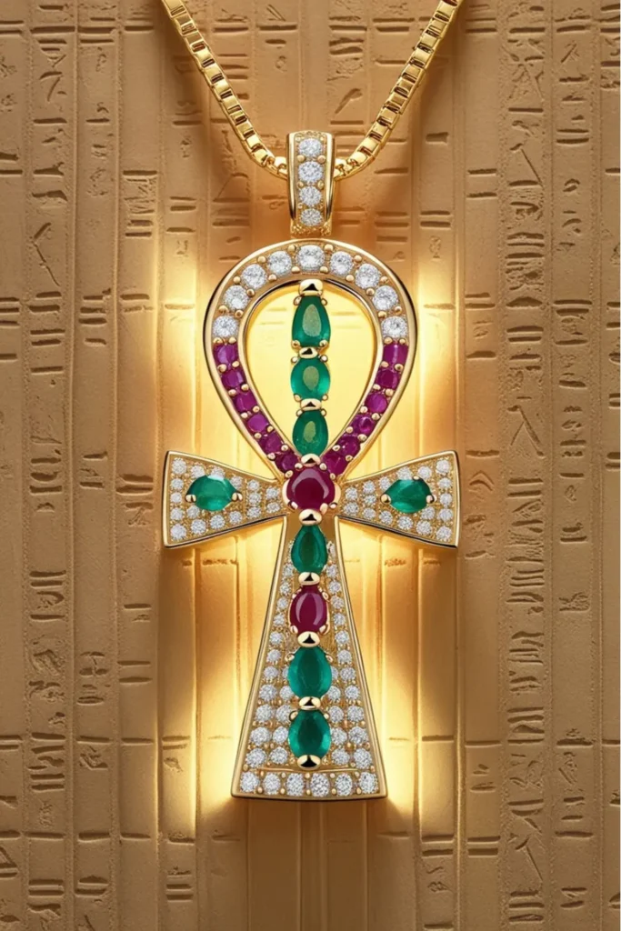 Ankh: the symbol of life.